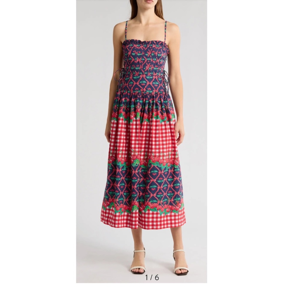 Damson madder kelia cherry pie dress.